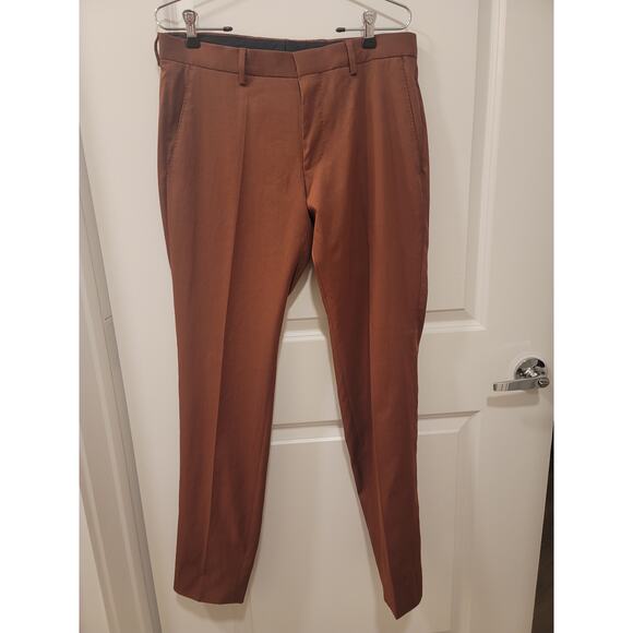 Hugo Boss Genius Trousers in Rust/Copper - Picture 3 of 10